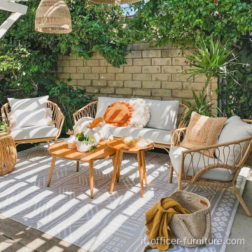 Sedia da divano per esterni per balcone per il balcone da giardino